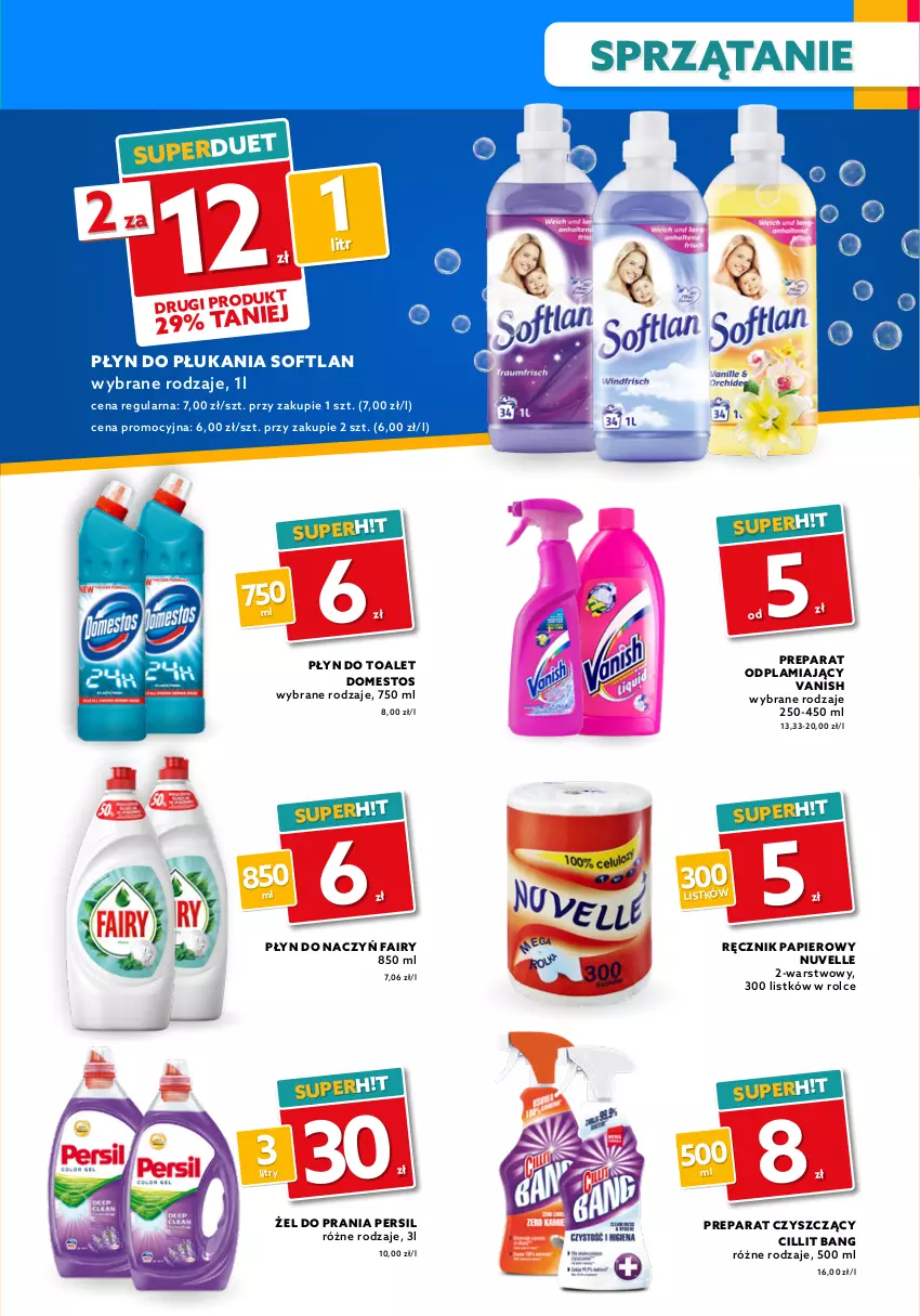 Gazetka promocyjna Dealz - Gazetka na otwarcie - Białystok - ważna 25.06 do 09.07.2021 - strona 5 - produkty: Chusteczki, Cillit Bang, Colgate, Domestos, Dozownik, Fa, Fairy, Gillette, Huggies, Lakier, Lakier do włosów, LG, Nivea, Odżywka, Papier, Pasta do zębów, Persil, Pianka do golenia, Płyn do płukania, Ręcznik, Sprzątanie, Szampon, Taft, Vanish