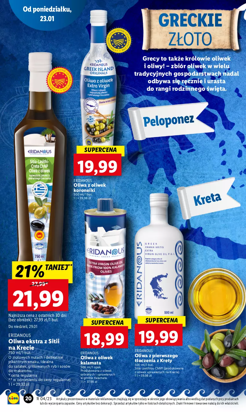 Gazetka promocyjna Lidl - GAZETKA - ważna 23.01 do 25.01.2023 - strona 22 - produkty: Grill, Kret, Makaron, Oliwa z oliwek, Sałat, Sos