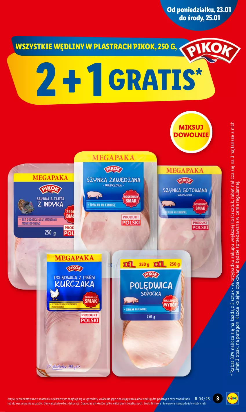 Gazetka promocyjna Lidl - GAZETKA - ważna 23.01 do 25.01.2023 - strona 3 - produkty: Gra, Olej, PIKOK