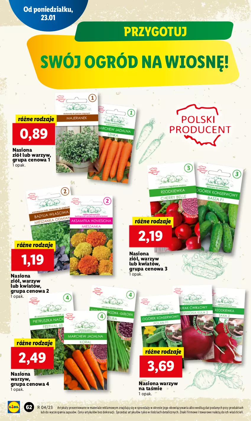 Gazetka promocyjna Lidl - GAZETKA - ważna 23.01 do 25.01.2023 - strona 68 - produkty: Ogród