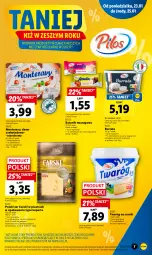 Gazetka promocyjna Lidl - GAZETKA - Gazetka - ważna od 25.01 do 25.01.2023 - strona 7 - produkty: Ser, Twaróg, Burrata, Cars, Tera, Pilos, Tonik, Baton, Deser, Batonik twarogowy, Olej, Monte