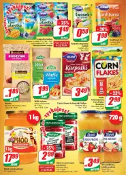 Gazetka promocyjna Dino - Gazetka - Gazetka - ważna od 17.08 do 17.08.2021 - strona 6 - produkty: Piec, Jabłka prażone, Corn flakes, Ryż, Por, Mus, Kupiec, Karp, Wafle, Krem do karpatki, Miód, Galaretka, Gala, Nektar, Jabłka