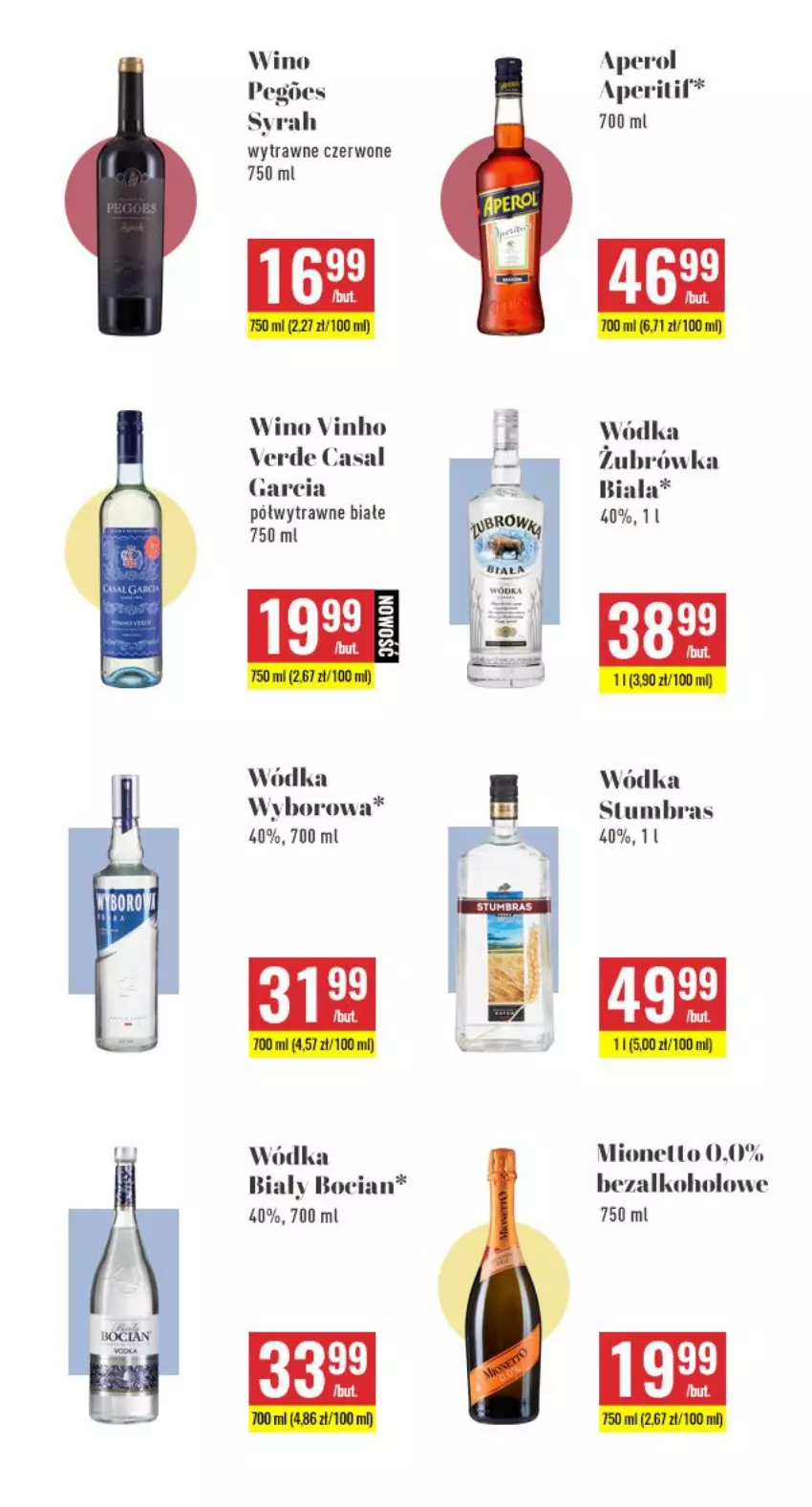 Gazetka promocyjna Biedronka - Czas na toast - ważna 26.07 do 07.08.2021 - strona 2 - produkty: Aperol, Wino, Wódka, Wyborowa