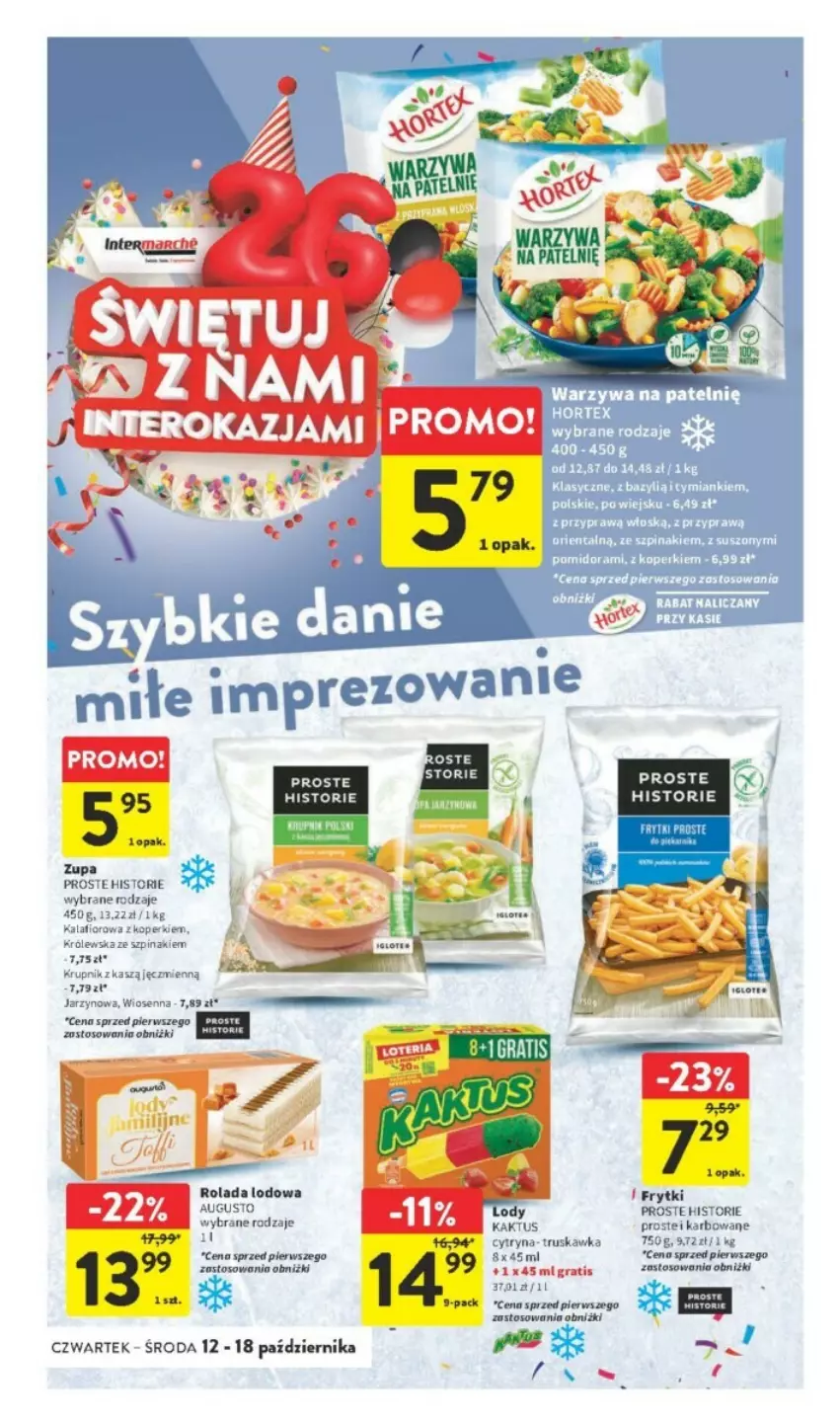 Gazetka promocyjna Intermarche - ważna 12.10 do 18.10.2023 - strona 19 - produkty: Gra, Kaktus, Lody, Zupa