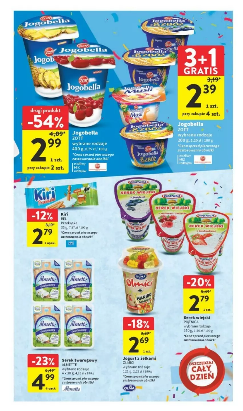 Gazetka promocyjna Intermarche - ważna 12.10 do 18.10.2023 - strona 22 - produkty: Almette, Jogurt, Lack, Piątnica, Ser, Serek, Serek twarogowy, Serek wiejski, Zott