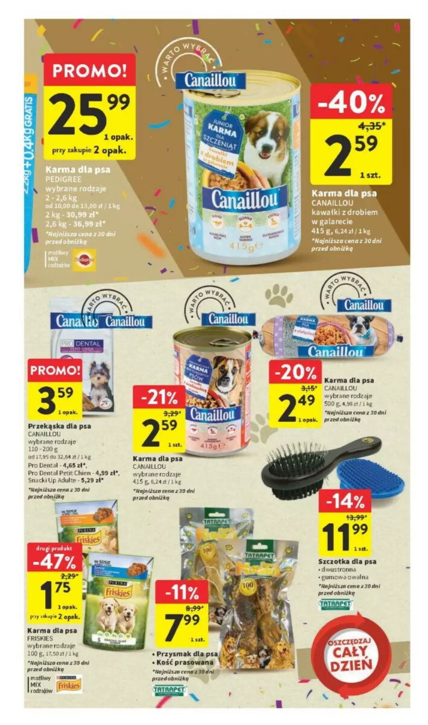 Gazetka promocyjna Intermarche - ważna 12.10 do 18.10.2023 - strona 33 - produkty: Canaillou, Friskies, Kawa, Przysmak dla psa, Szczotka