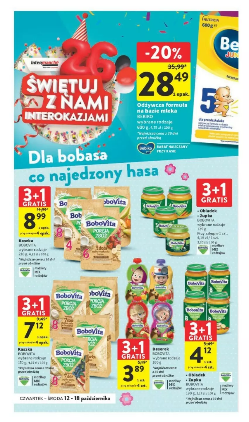 Gazetka promocyjna Intermarche - ważna 12.10 do 18.10.2023 - strona 35 - produkty: Bebiko, BoboVita, Deser, Gra, Olej, Ser, Serek