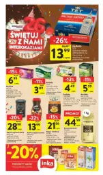 Gazetka promocyjna Intermarche - Gazetka - ważna od 18.10 do 18.10.2023 - strona 28 - produkty: Kawa rozpuszczalna, Kawa ziarnista, Kawa mielona, Kawa, Vitax, Lipton, Teekanne, Mocca Fix Gold, Woseba, Herbata