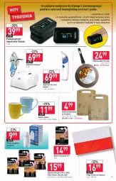 Gazetka promocyjna Stokrotka - Supermarket - Gazetka - ważna od 09.11 do 09.11.2021 - strona 15 - produkty: Duracell, Sok, Pulsoksymetr, Inhalator, Aquaphor, Bateria, Kubek, Patelnia