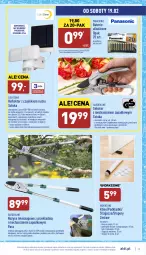 Gazetka promocyjna Aldi - Katalog Moda i Dom - Gazetka - ważna od 19.02 do 19.02.2022 - strona 12 - produkty: Teleskop, Top, Por, Noż, Mop, Nożyce, Sekator, LANA, Panasonic, Silan, Baterie alkaliczne, Reflektor, Drzwi, Lampa, Dźwig, Podkład, Akumulator