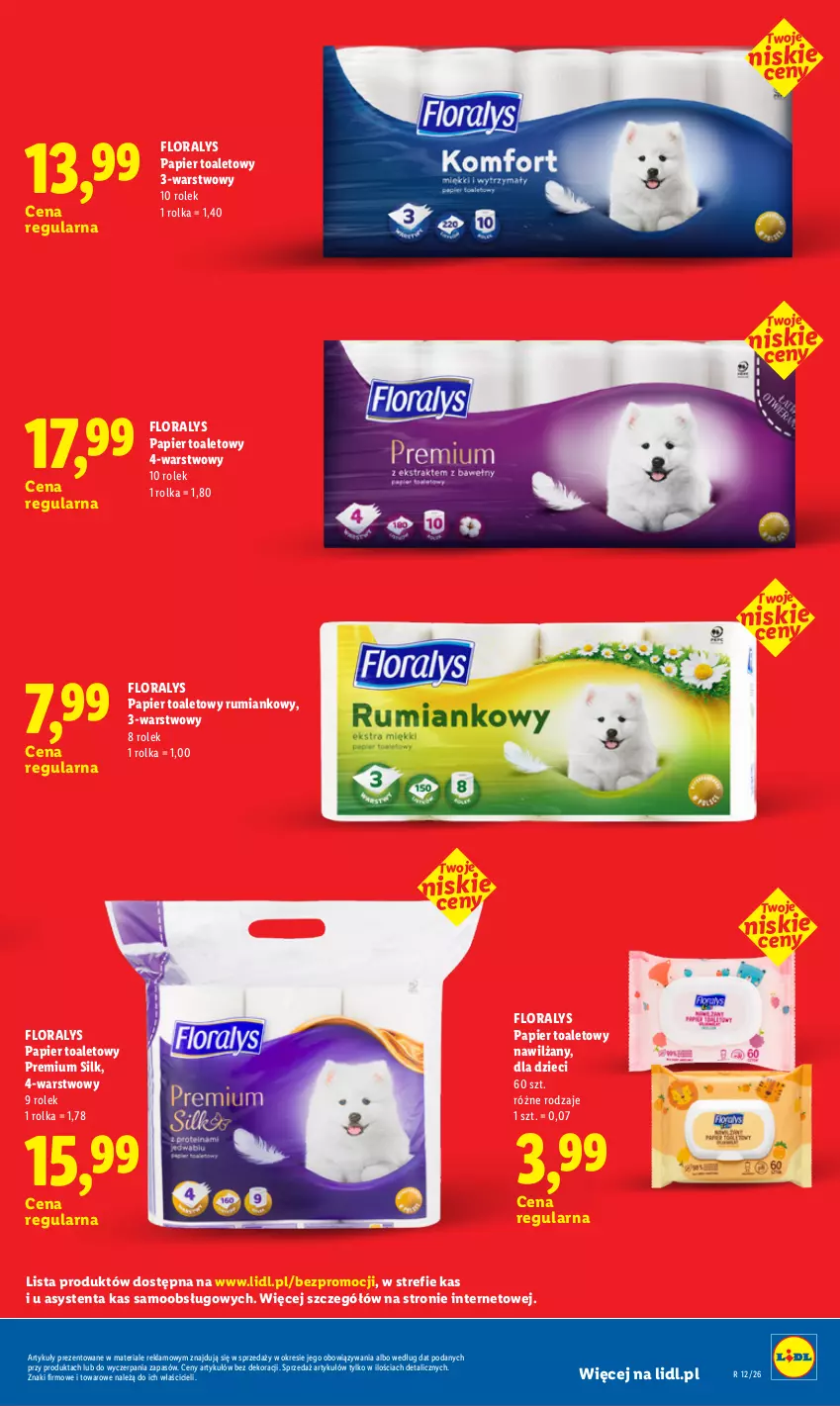 Gazetka promocyjna Lidl - Rewolucja cenowa! - ważna 22.08 do 30.09.2026 - strona 27 - produkty: Dzieci, Flora, Papier, Papier toaletowy, Rum