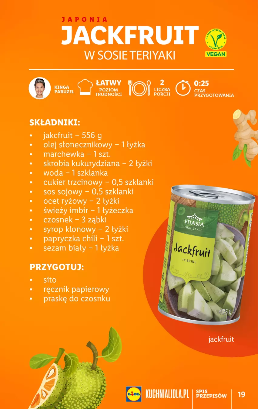 Gazetka promocyjna Lidl - KATALOG VITASIA - ważna 07.08 do 12.08.2023 - strona 19