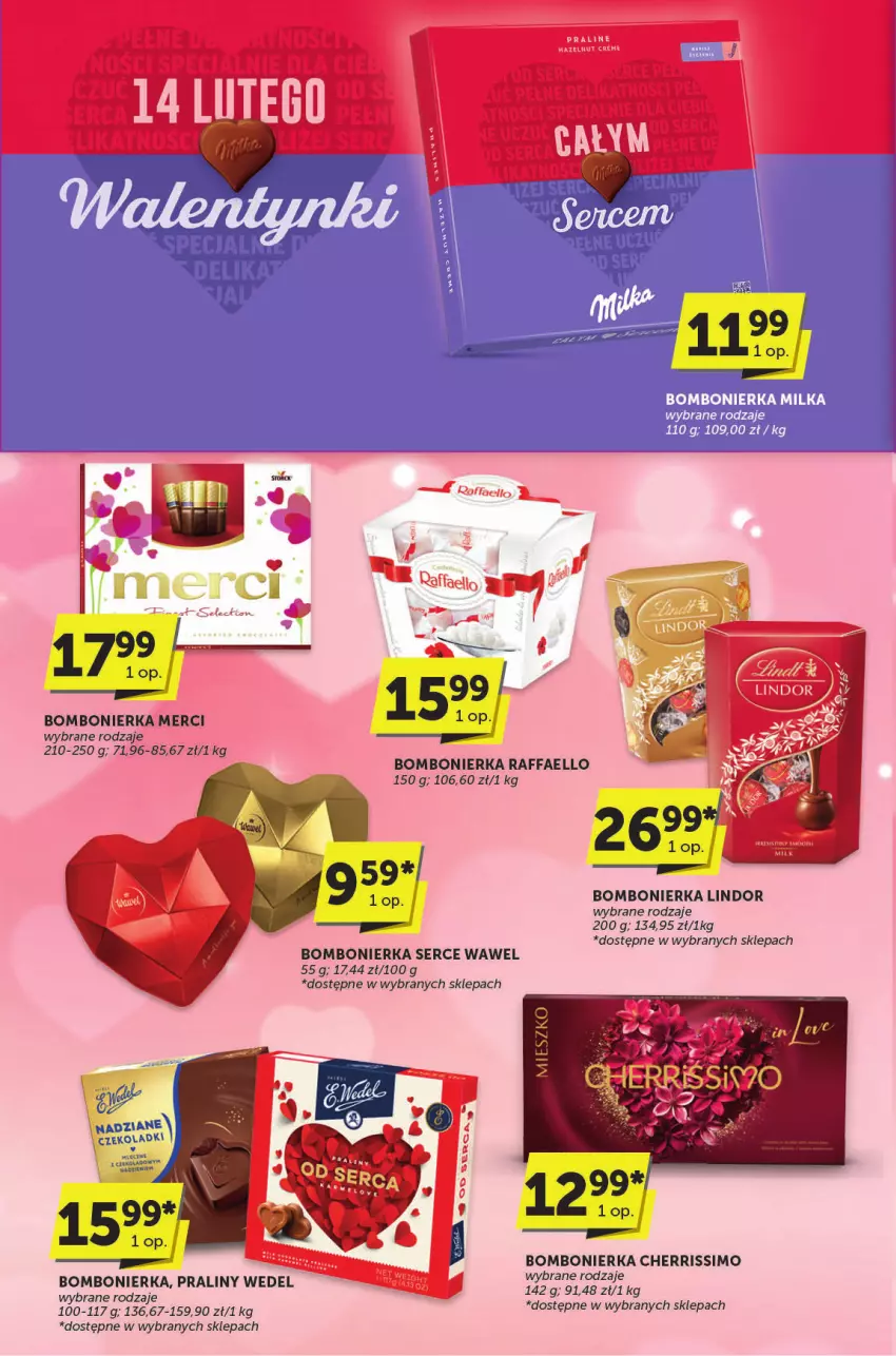 Gazetka promocyjna ABC - ważna 06.02 do 18.02.2025 - strona 20 - produkty: Fa, Lindor, Milka, Praliny, Raffaello, Ser, Wawel