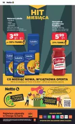 Gazetka promocyjna Netto - Artykuły spożywcze - Gazetka - ważna od 30.10 do 30.10.2024 - strona 18 - produkty: Lubella, Koncentrat pomidorowy, Makaron, Por, Bell, Kosz, O nas, Spaghetti, Bella, Pudliszki