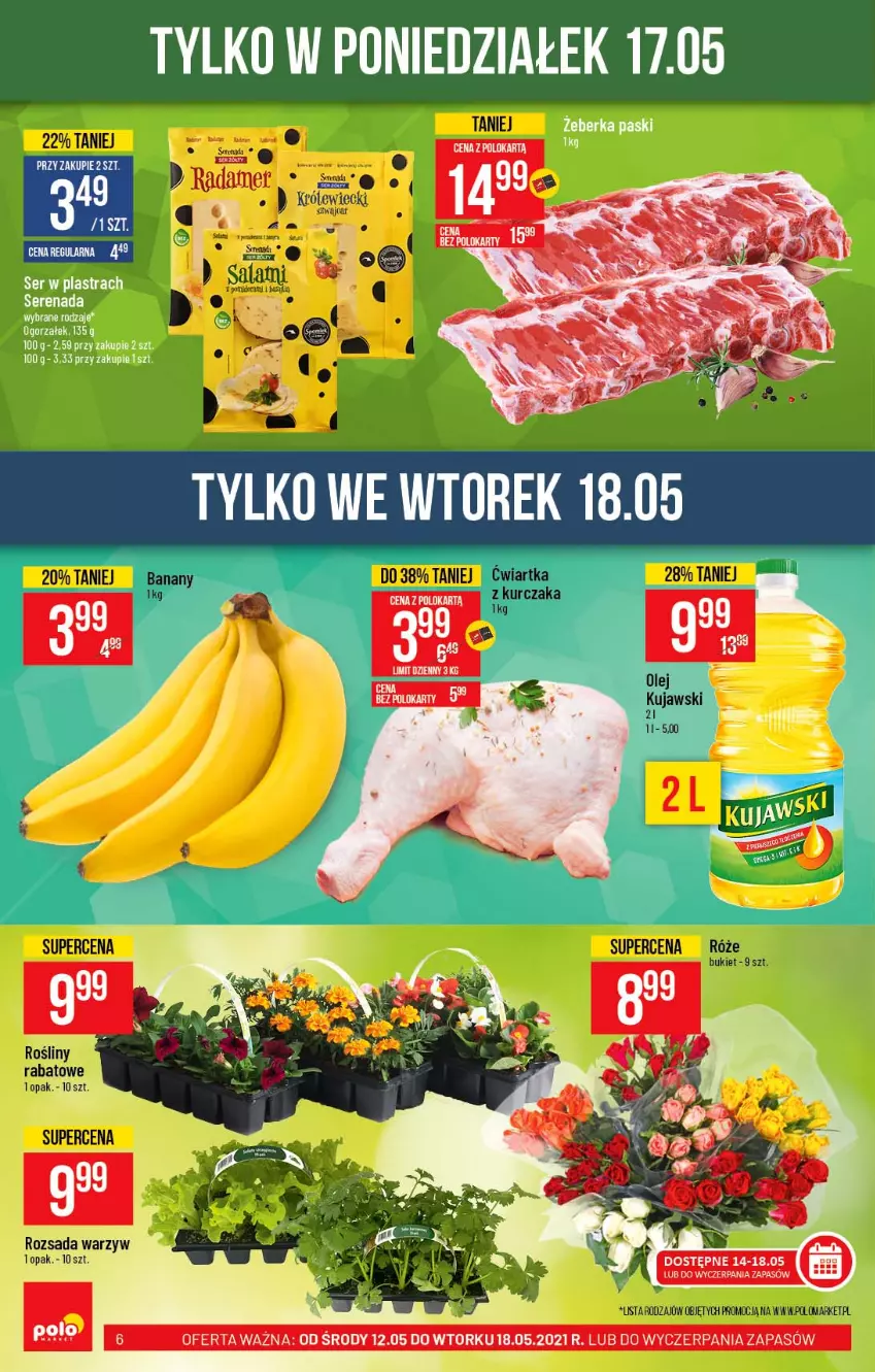 Gazetka promocyjna PoloMarket - Gazetka promocyjna  r - ważna 12.05 do 18.05.2021 - strona 6 - produkty: Kurczak, Ser