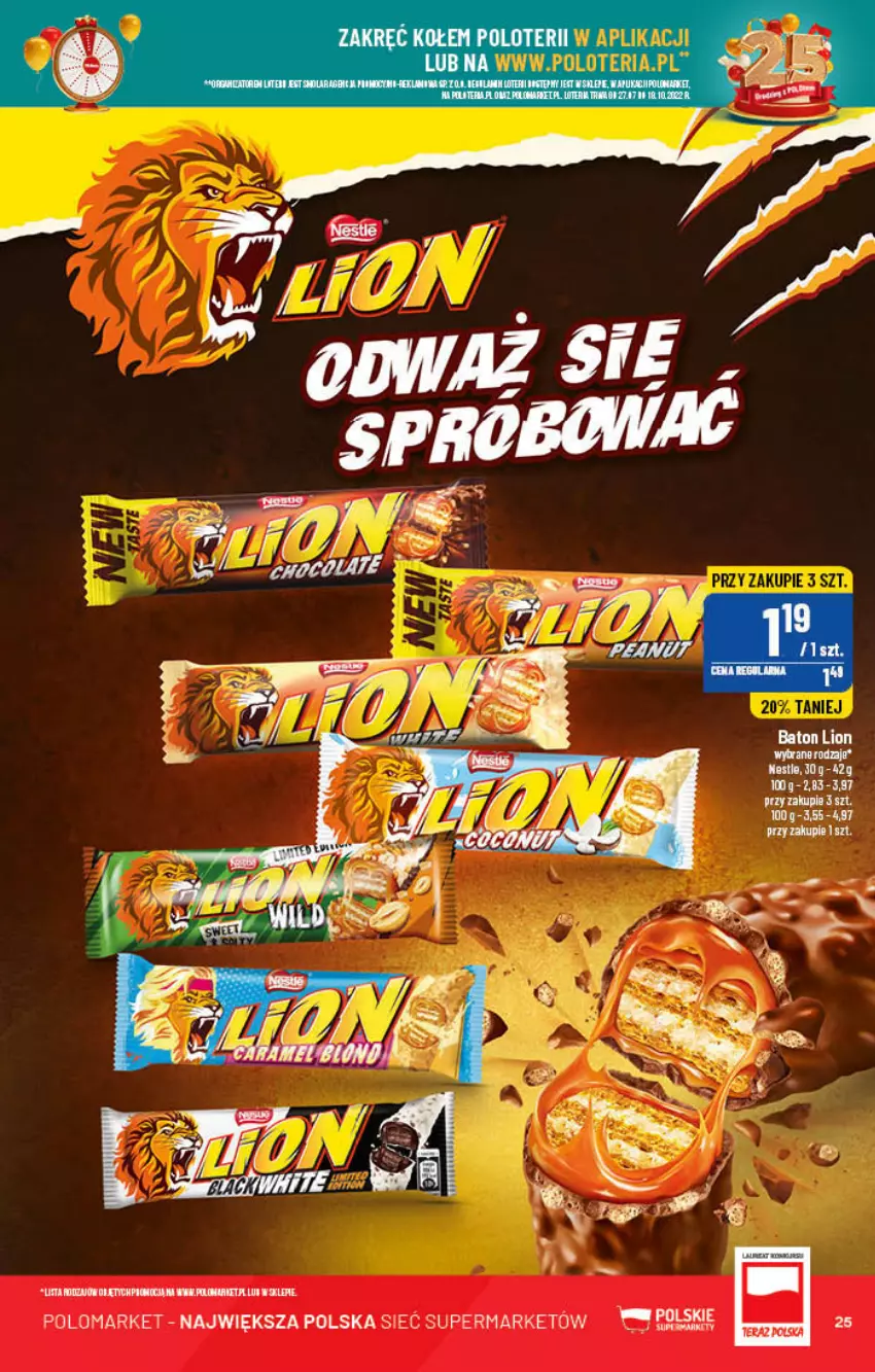 Gazetka promocyjna PoloMarket - Gazetka pomocyjna - ważna 31.08 do 06.09.2022 - strona 25 - produkty: Baton, HP, Lion