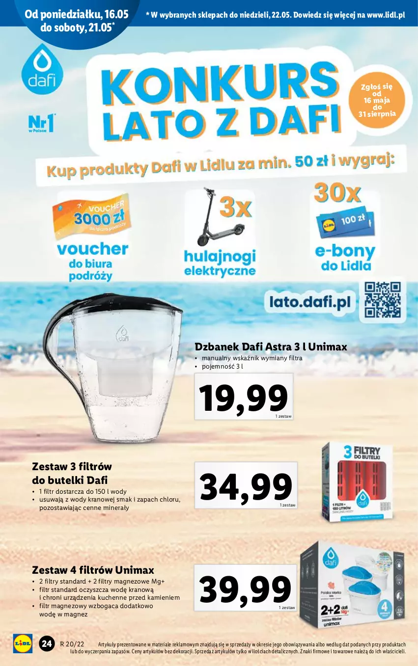 Gazetka promocyjna Lidl - GAZETKA - ważna 16.05 do 22.05.2022 - strona 24 - produkty: Dzbanek, Filtr magnezowy, Magnez