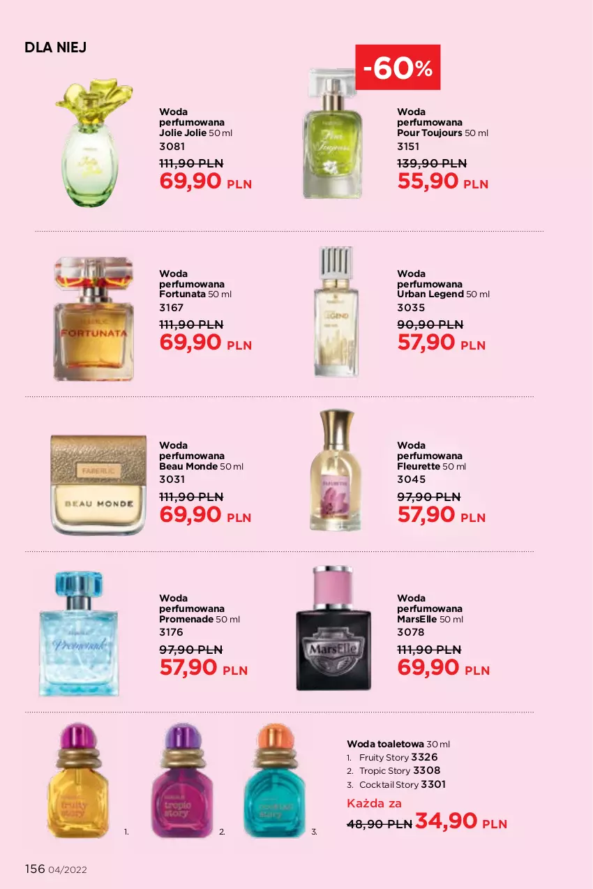 Gazetka promocyjna Faberlic - ważna 21.02 do 13.03.2022 - strona 156 - produkty: Fortuna, Mars, Perfum, Woda, Woda perfumowana, Woda toaletowa