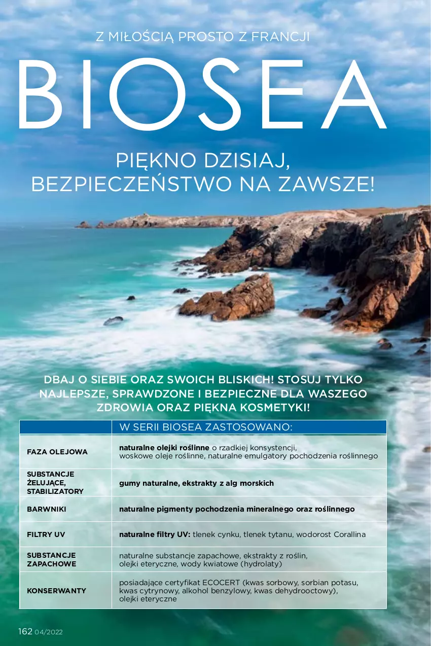 Gazetka promocyjna Faberlic - ważna 21.02 do 13.03.2022 - strona 162 - produkty: Cynk, Fa, Hydrolat, Kwas cytrynowy, LG, Olej, Piec, Ser, Tytan