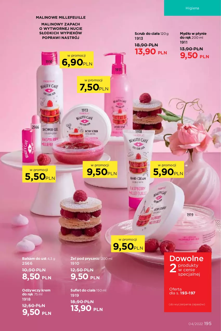 Gazetka promocyjna Faberlic - ważna 21.02 do 13.03.2022 - strona 195 - produkty: Balsam do ust, Krem do rąk, Mydło, Mydło w płynie