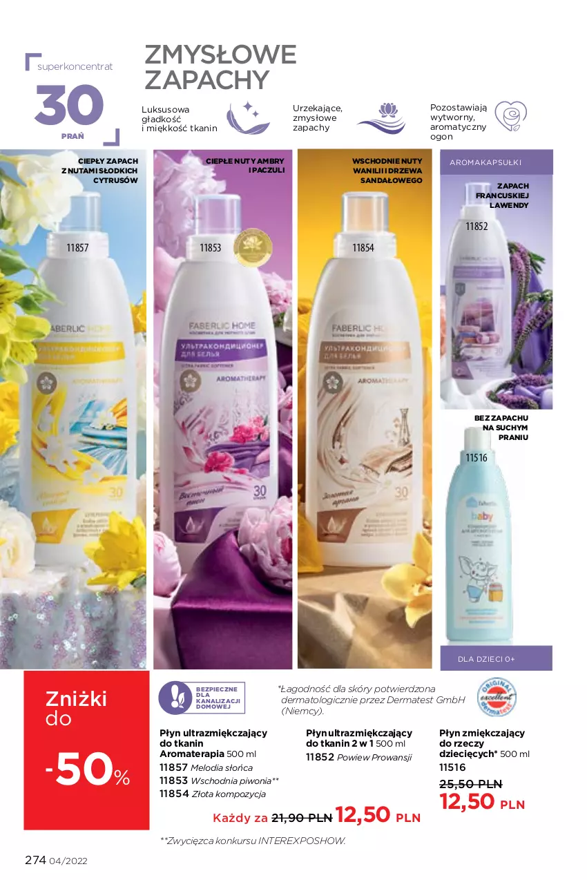 Gazetka promocyjna Faberlic - ważna 21.02 do 13.03.2022 - strona 274 - produkty: Dzieci, Nuty, Piec, Piwo, Sandał, Tera