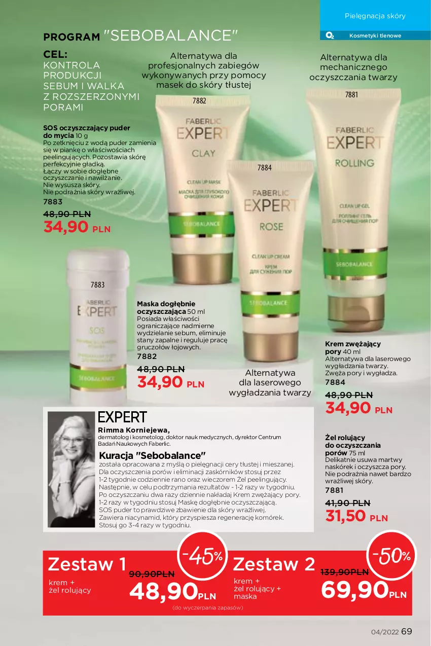 Gazetka promocyjna Faberlic - ważna 21.02 do 13.03.2022 - strona 69 - produkty: Fa, Gra, Maska, Peeling, Pielęgnacja skóry, Por, Puder, Rum, Ser, Sos