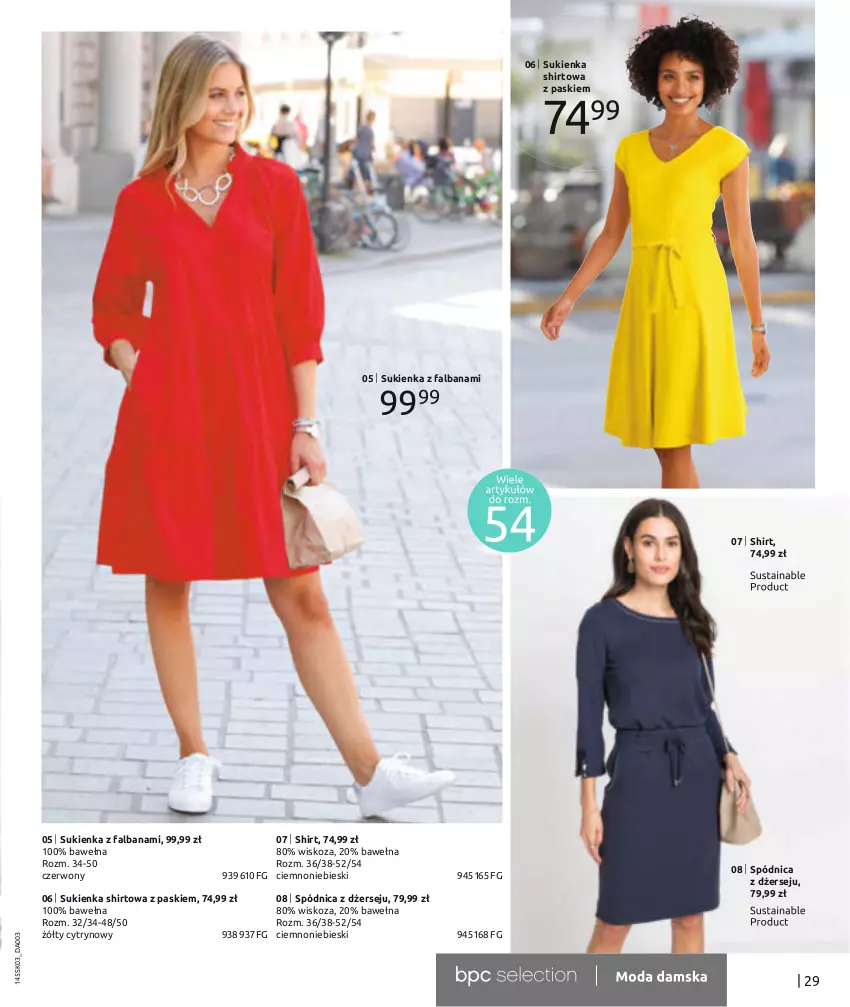 Gazetka promocyjna Bonprix - Wiosenna moda - ważna 07.03 do 03.09.2022 - strona 31 - produkty: Fa, Spódnica, Sukienka, Wełna