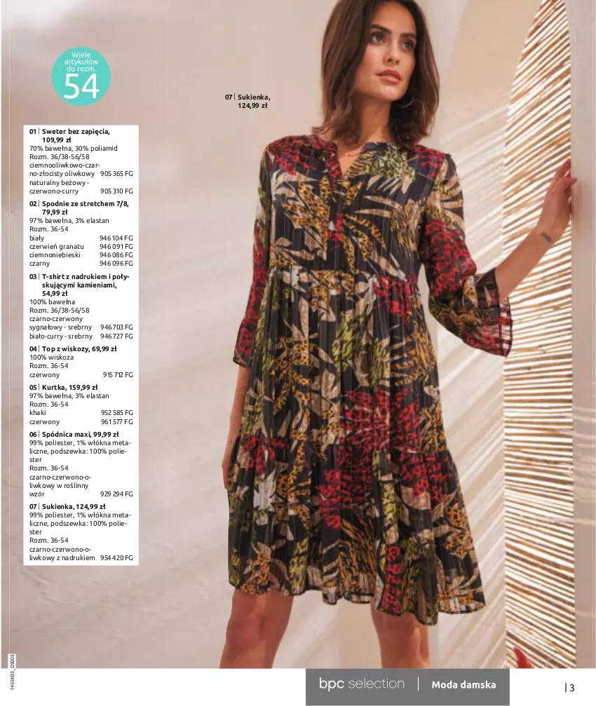 Gazetka promocyjna Bonprix - Wiosenna moda - ważna 07.03 do 03.09.2022 - strona 5 - produkty: Gra, Granat, Kurtka, Spódnica, Spodnie, Sukienka, Sweter, T-shirt, Top, Wełna