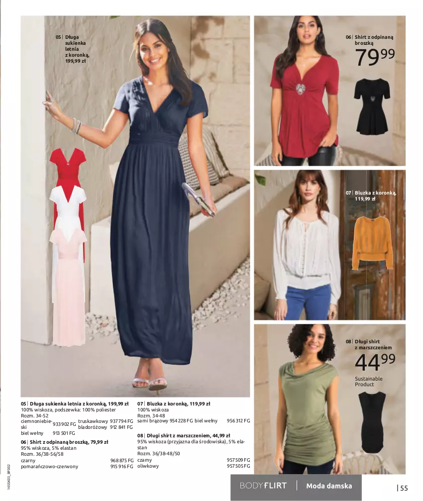 Gazetka promocyjna Bonprix - Wiosenna moda - ważna 07.03 do 03.09.2022 - strona 57 - produkty: Długi shirt, Mars, Sukienka