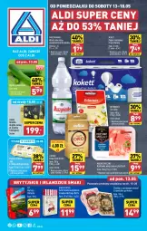 Gazetka promocyjna Aldi - Pełna oferta - Gazetka - ważna od 18.05 do 18.05.2024 - strona 1 - produkty: Cheddar, Sok, Ser, Por, Noż, Mus, Hofburger, Papier, Jaja, Karkówka wieprzowa, Mięsne specjały, Kawa, Papier toaletowy, Ramka, Burger, Muszynianka, Lavazza, Woda mineralna, Woda, Herbata, Bramka, Harry Potter, Fa