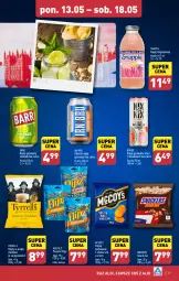 Gazetka promocyjna Aldi - Pełna oferta - Gazetka - ważna od 18.05 do 18.05.2024 - strona 17 - produkty: Cheddar, Koc, Hibiskus, Chipsy, Snickers, Napój gazowany, Napój niegazowany, Precelki, Arbuz, Napój