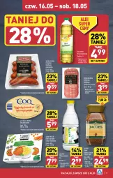 Gazetka promocyjna Aldi - Pełna oferta - Gazetka - ważna od 18.05 do 18.05.2024 - strona 21 - produkty: Kawa rozpuszczalna, Ser, Bell, Kawa, Kotlet, Kiełbasa głogowska, Olej rzepakowy, Bella, Ser pleśniowy, Jacobs, Olej, Kiełbasa, Mleko, Danie gotowe