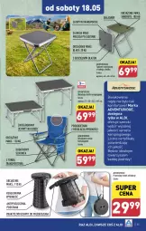 Gazetka promocyjna Aldi - Pełna oferta - Gazetka - ważna od 18.05 do 18.05.2024 - strona 35 - produkty: Sok, Por, Stołek, Stolik, Tran, Taboret, Sport, Kubek, Krzesło