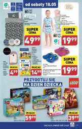 Gazetka promocyjna Aldi - Pełna oferta - Gazetka - ważna od 18.05 do 18.05.2024 - strona 39 - produkty: Pościel, Marker, Tusz, Pasek, LEGO, Wełna, Sznurek, Clogsy, Dzieci, Klocki, Piżama, Fa