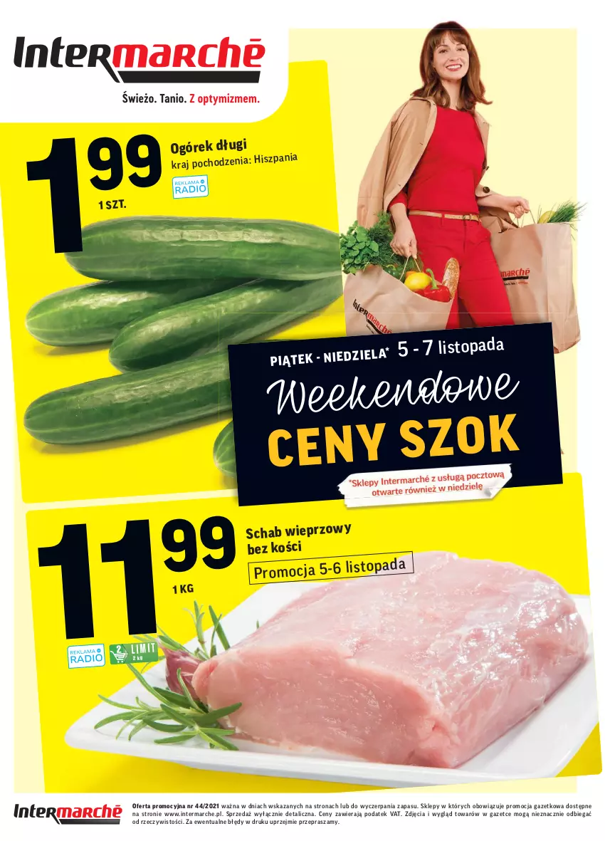 Gazetka promocyjna Intermarche - Gazetka promocyjna - ważna 03.11 do 08.11.2021 - strona 40 - produkty: Ogórek, Top