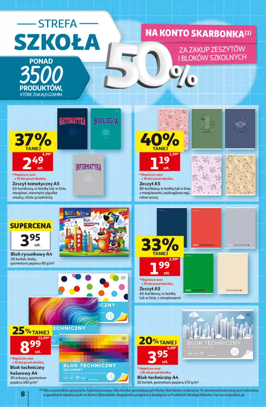 Gazetka promocyjna Auchan - Gazetka 30 Lat Hipermarket Auchan - ważna 03.09 do 09.09.2026 - strona 8 - produkty: Fa, Gin, Gra, Papier, Por, Rama