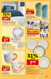 Gazetka promocyjna Auchan - Gazetka 30 Lat Hipermarket Auchan - Gazetka - ważna od 09.09 do 09.09.2026 - strona 37 - produkty: Ser, Por, Talerz obiadowy, Pościel, Poszewka, Talerz, Talerz deserowy, Kubek, Deser, Komplet pościeli, Talerz głęboki, Miska