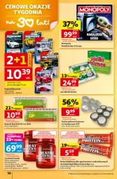 Gazetka promocyjna Auchan - Gazetka 30 Lat Hipermarket Auchan - Gazetka - ważna od 09.09 do 09.09.2026 - strona 38 - produkty: Por, Gra, Pojazd, Sport, Taśma pakowa, Baton, Monopoly