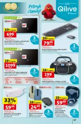Gazetka promocyjna Auchan - Gazetka 30 Lat Hipermarket Auchan - Gazetka - ważna od 09.09 do 09.09.2026 - strona 47 - produkty: LED TV, Słuchawki, Klawiatura, Warka, Słuchawki bezprzewodowe, Mysz bezprzewodowa, Mysz