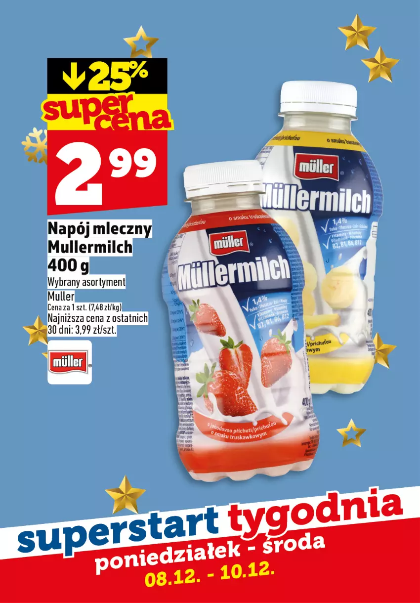 Gazetka promocyjna Topaz - Gazetka - ważna 08.12 do 10.12.2025 - strona 3 - produkty: Napój, Napój mleczny