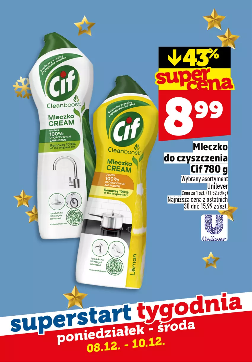 Gazetka promocyjna Topaz - Gazetka - ważna 08.12 do 10.12.2025 - strona 7 - produkty: Cif, Mleczko