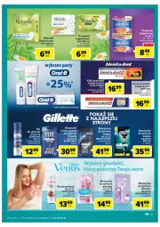 Gazetka promocyjna Carrefour - Gazetka Carrefour - Gazetka - ważna od 05.11 do 05.11.2022 - strona 21 - produkty: Gillette Venus, Naturell, Sati, Klej, Venus, Szynka, Always, Podpaski, Gillette, Maszynka, Maszynka do golenia, Wkładki, Mach3, Naturella, Fa