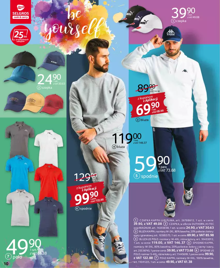 Gazetka promocyjna Selgros - Katalog Tekstylia - ważna 17.03 do 30.03.2022 - strona 10 - produkty: Bluza, Czapka, Gra, Granat, Hi-Tec, Puma, Spodnie, Wełna