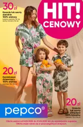 Gazetka promocyjna Pepco - Tropikalne wzory - Gazetka - ważna od 21.05 do 21.05.2025 - strona 1 - produkty: Szorty, Kosz, Koszula, Kombinezon