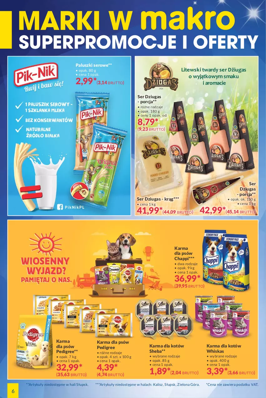 Gazetka promocyjna Makro - [Oferta specjalna] Marki w MAKRO - ważna 18.05 do 31.05.2021 - strona 6 - produkty: Chappi, Pedigree, Por, Ser, Sheba, Whiskas