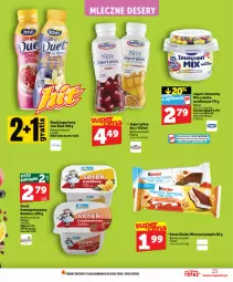 Gazetka promocyjna Topaz - Gazetka - Gazetka - ważna od 16.07 do 16.07.2026 - strona 25 - produkty: Top, Ser, Piątnica, Jogurt, Napój jogurtowy, Ferrero, Baton, Deser, Mleczna kanapka, Napój, Jogurt pitny, Kinder, Miecz