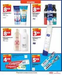 Gazetka promocyjna Topaz - Gazetka - Gazetka - ważna od 16.07 do 16.07.2026 - strona 45 - produkty: Top, Ser, Eveline, Bell, Szczoteczka do zębów, Pasta do zębów, Pianka do golenia, Płatki kosmetyczne, Ziaja, Krem do stóp, Gillette, Bella, Mydło, Colgate, Szczoteczka, Mleko, LG