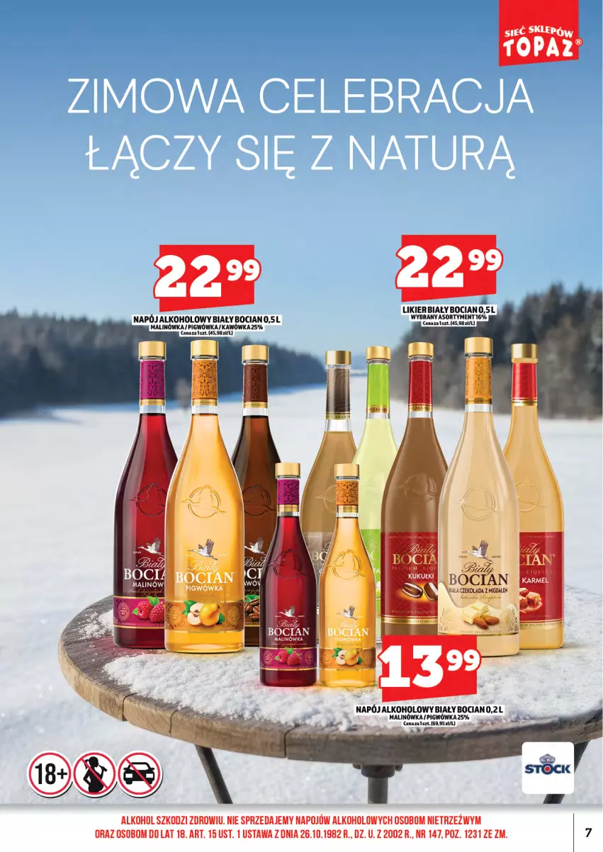 Gazetka promocyjna Topaz - Gazetka - ważna 16.02 do 26.02.2026 - strona 9 - produkty: Biały Bocian, Likier, Napój