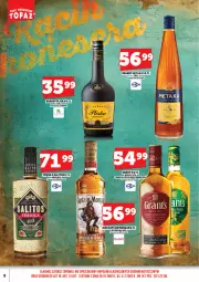 Gazetka promocyjna Topaz - Gazetka - Gazetka - ważna od 26.02 do 26.02.2026 - strona 10 - produkty: Pliska, Rum, Gra, Captain Morgan, Tequila, Metaxa, Whisky, Brandy, Grant's