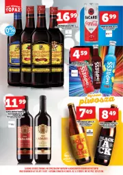 Gazetka promocyjna Topaz - Gazetka - Gazetka - ważna od 26.02 do 26.02.2026 - strona 18 - produkty: Piwo, Sok, Rum, Kosz, Coca-Cola, Lack, Bacardi, Napój, Fa